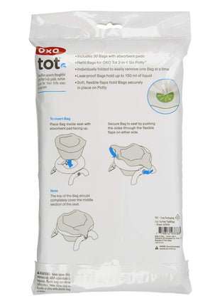 OXO Tot 2-in-1 Go Potty Refill Bags - 30 Pack
