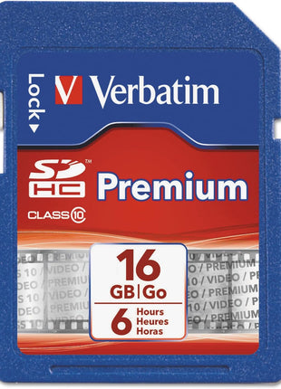 Verbatim Premium SDHC Memory Card, Class 6, 16GB- by BND 23942968085 96808
