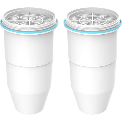 AQUA CREST Multiple-Stage Water Filters, Compatible with ZeroWater® Pitcher and Dispenser , Reduces Chlorine, PFOA/PFOS, Taste and Odor, TDS and More, 4 Pack