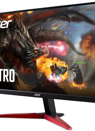 Acer Nitro KG241Y Sbiip 23.8 inch Full HD (1920 x 1080) VA Gaming Monitor | AMD FreeSync Premium Technology | 165Hz Refresh Rate | 1ms (VRB) | ZeroFrame Design | 1 x Display Port 1.2 & 2 x HDMI 2.0,Black