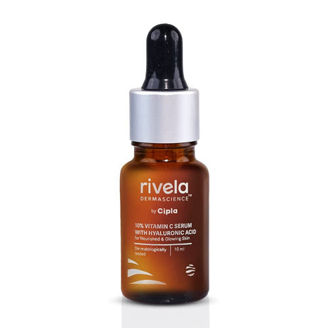 Rivela Dermascience 10% Vitamin C Serum with Hyaluronic Acid 10ML