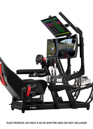 Next Level Racing F-GTElite Lite Racing Simulator Cockpit- Front & Side Mount Edition (NLR-E033)