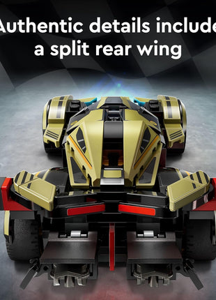 LEGO Speed Champions Lamborghini Lambo V12 Vision GT Super Car, Formula 1 Vehicle Toy, Driving Playset, Buildable Model Set for Kids, Lamborghini Car, Gift for Kids and Gaming Fans, F1 Toy, 76923