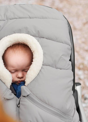 UPPAbaby CozyGanoosh for Aria and Mesa Infant Car Seat Carriers/Ultra-Plush, Weather-Proof/Charcoal