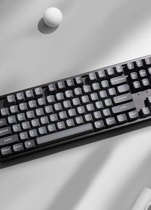 Keychron K8 MAX Wireless Mechanical Keyboard, 2.4GHz/Bluetooth/USB-C, RGB, Aluminum Frame, QMK/VIA, Programmable Macros, PBT Keycaps, For Mac Windows, Super Red Switch