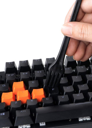 New Fashion Kingdom Keycap Puller Switch Puller Stainless Steel Keycap Removal Tool with 2 Pcs Keyboard Cleaning Brush for Mechanical Keyboard
