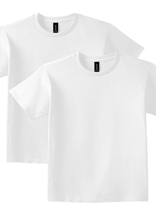 Gildan Youth Ultra Cotton T-Shirt, Style G2000B, 2-Pack, Sport Grey, Large