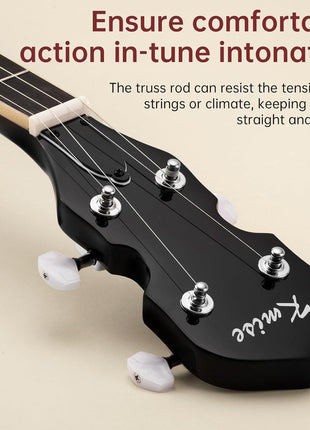 Kmise Banjo, 5 String Banjos with Remo Head Full Size 38 Inch Closed Back with Removable Resonator, Strings Pack, Finger Picks, Strap, Case, Tuner Set Accessories for Starter Adults Beginner Gift