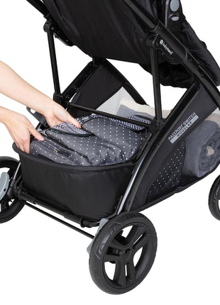 Baby Trend Passport® Switch 6-in-1 Modular Stroller Travel System with EZ-LiftTM Plus Infant Car Seat, Dash Black
