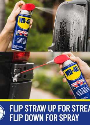WD-40 Original Formula, Multi-Use Product with Smart Straw Sprays 2 Ways,12 OZs, 3-Pack, 12 OZ