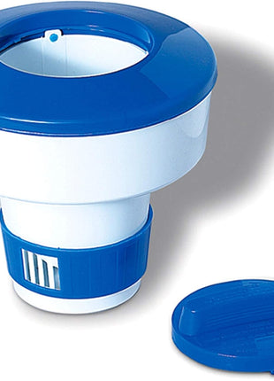 HYDROTOOLS BY SWIMLINE 8725 Large Capacity Pool & Spa Chemical Dispenser | Compatible With Bromine & Chlorine Supports 1-3'' Tablets | Adjustable Control Ring For Customizable Flow Rate