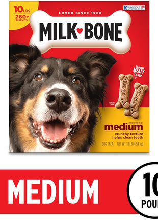 Milk-Bone Original Dog Treats Biscuits for Medium Dogs, 10 Pound