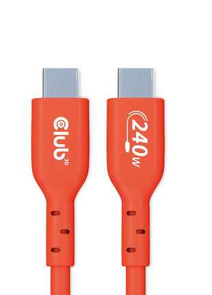 Club 3D CAC-1573 USB2 Type C to Type C Certified Bi-Directional Cable with 240W Charging, 480Mb Data Transmission EPR 2m - 6.56ft