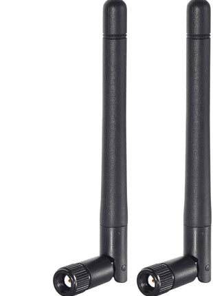 Bingfu Dual Band WiFi 2.4GHz 5GHz 5.8GHz 3dBi MIMO RP-SMA Male Bluetooth Antenna (2-Pack) for PC Computer WiFi Router Wireless Network Card USB Adapter Security IP Camera Video Surveillance Monitor