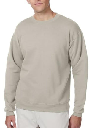 Hanes Mens Ecosmart Fleece Sweatshirt, Cotton-blend Pullover, Crewneck For Men, 1 Or 2 Pack, Stonewashed Green - 1 Pack, Large US