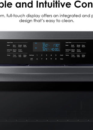 SAMSUNG 30" Smart Double Wall Oven, Stainless Steel, NV51T5511DS/AA