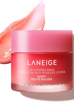 LANEIGE Lip Sleeping Mask: Korean Overnight Treatment For Dry Lips | Hydrating & Nourishing Overnight Lip Treatment Mask with Vitamin C, Shea & Murumuru Seed Butter