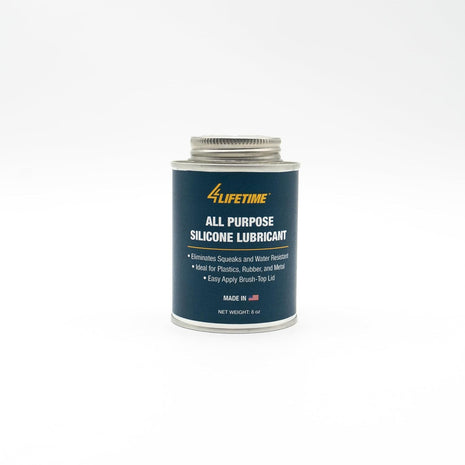 4LifetimeLines 8oz Brush Top Can Silicone Grease for Automotive Use, Lubricant for Seals, O-Rings, and Gaskets, High-Performance