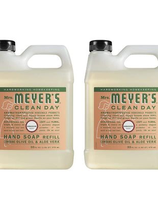 MRS. MEYER'S CLEAN DAY Hand Soap Refill, Lavender Scent, 33 Fl Oz Bottle