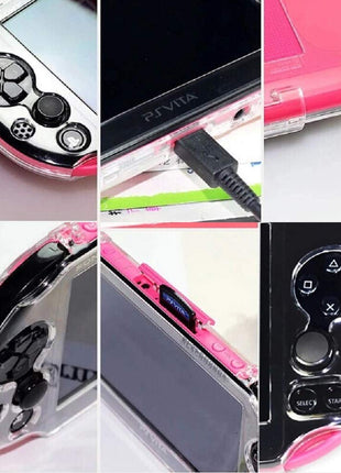 RDFJ Full Cover Skin Crystal Clear Hard Case for PSVita2000 Series