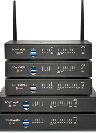 SonicWall TZ470 SecureUpgradePlus | 2YR Essential Edition | TZ470 Gen7 Firewall with 2 Year Essential Protection Service Suite | High-Performance SMB Appliance with Multi-Gig Security (02-SSC-6796)