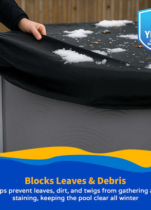 Dirt Defender 8-Year 30-Feet Round Above-Ground Winter Pool Cover