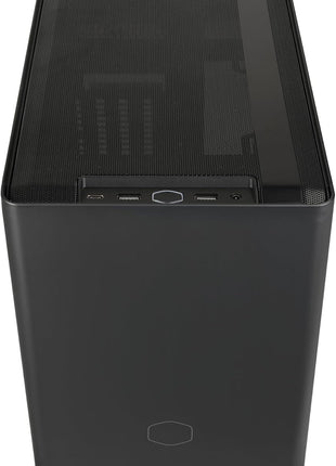 Cooler Master NR200P V2 Mini-ITX PC Case Ready, SFX Fit PSU Ready to Install, 280mm AIO Support, 357mm Vertical GPU Mount, Designed Ready Nvidia RTX 5090 | AMD RX 9070 XT, Tempered Glass, DIY