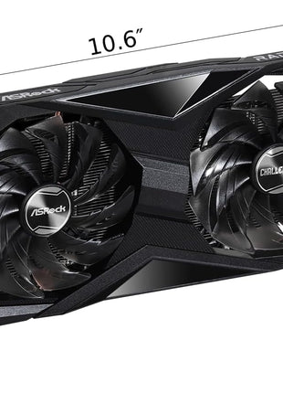 ASRock Radeon RX 7600 Challenger 8GB OC Graphics Card, AMD RDNA 3 Architecture, 8GB GDDR6, PCIe 4.0, Dual Fans, 0dB Silent Cooling, HDMI 2.1, DisplayPort 1.4