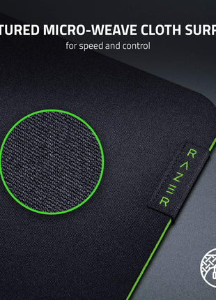 Razer Gigantus V2 Cloth Gaming Mouse Pad (XXL): Thick, High-Density Foam - Non-Slip Base - Classic Black