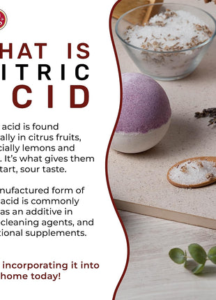 Citric Acid 2 LB Bag - 100% Pure, Food Grade & Non-GMO - Citric Acid Powder For Cleaning, Bath Bombs, Preserving - Fine Granular by Spicy World