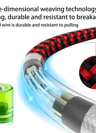USB C to USB C Cable Nylon Braided 60W 3/3/6/6/10 FT USB Type C Fast Charging Cable for iPhone 17/17 Pro Max/Air/16/16 Plus/16 Pro Max/15/15 Plus/15 Pro Max, MacBook, iPad, Samsung S25/S24/23