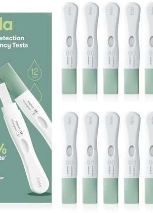 Frida Fertility Early Detection Pregnancy Tests | Easy at Home Pregnancy Tests, Over 99.9% Accurate HCG Test Strips, Early Results, Quick + Easy to Use | 12 Tests