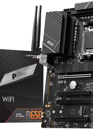MSI B650M Project Zero Gaming Motherboard (AMD Ryzen 9000/8000/7000 Series Processors, AM5, DDR5, PCIe 4.0, M.2 Slots, SATA 6Gb/s, USB 3.2 Gen 2, HDMI/DP, Wi-Fi 6E, Bluetooth 5.3, 2.5Gbps LAN, mATX)