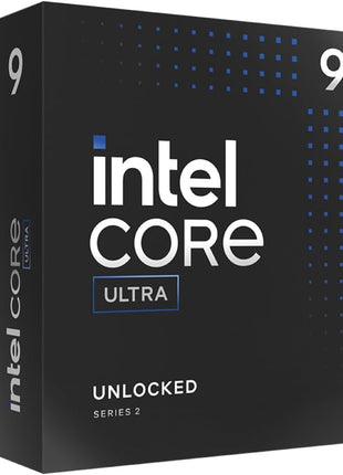 Intel Core Ultra 9 Desktop Processor 285K - 24 cores (8 P-cores + 16 E-cores) and 24 threads - Up to 5.7 GHz unlocked - 40 MB Cache - Compatible with Intel 800 series chipset-based motherboards - Inte
