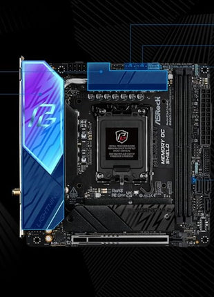 ASRock Phantom Gaming B860I Lightning WiFi 6E Intel Core Ultra B860 LGA1851 DDR5 9333 MHz 128GB M.2 Mini ITX Motherboard Thunderbolt SATA3 6.0 Gb/s PCIe 5.0
