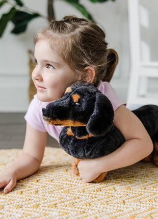 Melissa & Doug Giant Dachshund - Lifelike Stuffed Animal Dog Large