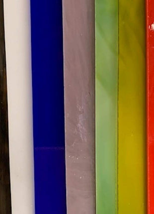 BiNARi | 20 Pack (4 inchx6 inch) Wissmach COE 96 Mixed Fusible Glass Sheets – Premium American Handcrafted Value Set for Kiln Fusing, Jewelry & Mosaics