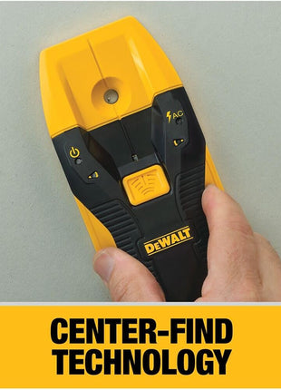 DEWALT Stud Finder, 3/4", Locate Framing Studs Efficiently with LED Arrows, Ideal for Wood and Metal, AAA Batteries Included (DW0100)