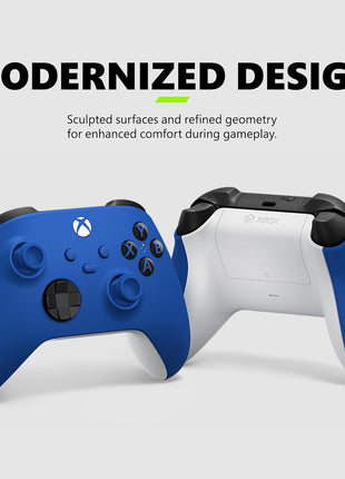 Xbox Wireless Gaming Controller (2025)  - Shock Blue  - Play on Xbox, Windows, Android, iOS, FireTV Sticks, Smart TVs, VR Headsets