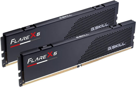 G.SKILL Flare X5 Series DDR5 RAM (AMD EXPO) 64GB (2x32GB) 6000MT/s CL28-36-36-96 1.40V Desktop Computer Memory U-DIMM - Matte Black (F5-6000J2836G32GX2-FX5)