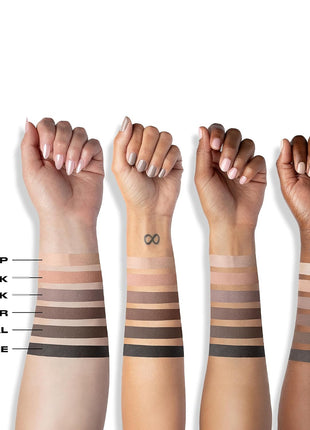 URBAN DECAY Naked 2 Basics Mini Eyeshadow Palette - 6 Matte Neutral Shadows, Long-lasting Wear, Multi-Use Powder for Eye, Contour, Brows, Ultra-Blendable Cool-Tone Shades, Travel Makeup with Mirror