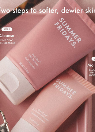 Summer Fridays Cloud Dew® Gel Cream Moisturizer - Lightweight Facial Moisturizer with Hyaluronic Acid, Coconut Water, Cherry Extract + Ceramides for Skin-Plumping Hydration (1.7 Fl Oz)