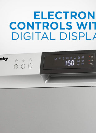 Danby DDW631SDB Countertop Dishwasher, Stainless Steel
