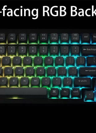 Keychron K8 Max QMK Wireless Custom Mechanical Keyboard, Hot Swappable TKL 80% Layout Bluetooth/2.4G/USB-C Programmable, Aluminum Frame Super Red Switch NKRO Gaming Keyboard for Mac/Windows