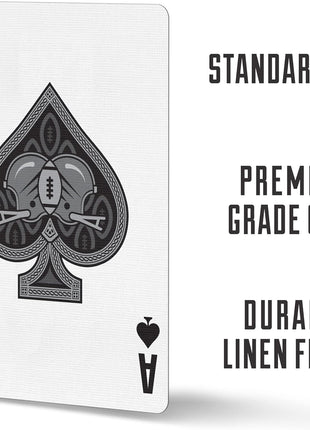 YouTheFan NCAA Officially-Licensed Playing Cards - Original Artwork on All face Cards and Jokers - Team's Official Colors - Quality Linen Texture - Designed in The USA
