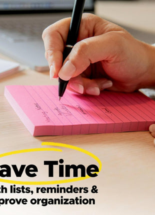 Post-it Super Sticky Notes, 3 x 3 in, Supernova Neons, 24 Pads | School Supplies and Office Supplies, 2X the Sticking Power
