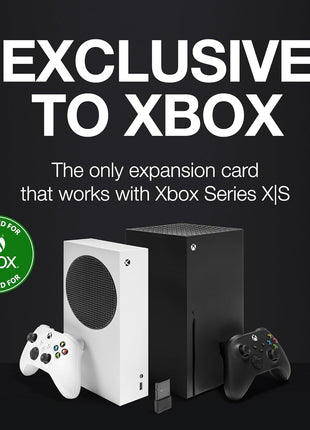 Seagate Storage Expansion Card 2TB Solid State Drive - NVMe SSD for Xbox Series X|S, Quick Resume, Plug & Play, Licensed (STJR2000400) Black