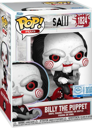 Funko Pop! Plus: Saw - Billy The Puppet - Amazon Exclusive - Collectable Vinyl Figure - Gift Idea - Official Merchandise - Toys for Kids & Adults - Horror Fans - Model Figure for Collectors