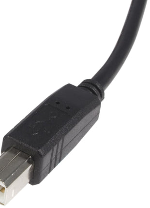 StarTech.com 10 ft USB 2.0 Certified A to B Cable - M/M - 10ft type a to b USB Cable - 10ft a to b USB 2.0 Cable (USB2HAB10),Black