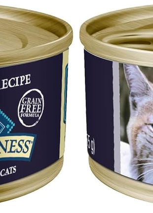 Blue Buffalo Wilderness High-Protein Grain-Free Wet Food for Adult Cats 7+,Chicken Recipe,5.5-oz.,(Pack of 48)
